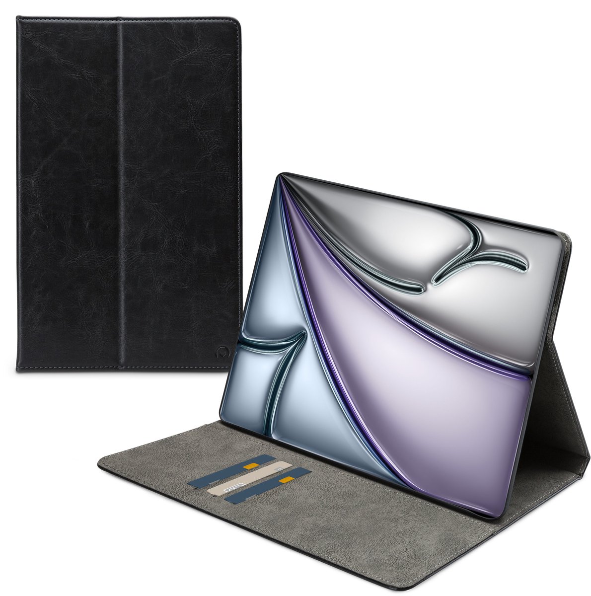 Mobilize Tablethoes geschikt voor Apple iPad Air 11 Inch (2025) Hoes | Mobilize Premium Folio Bookcase - Zwart