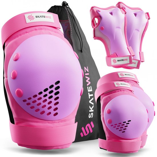 Diverse merken kniebeschermers voor inline skates, zoals G-Form en Powerslide