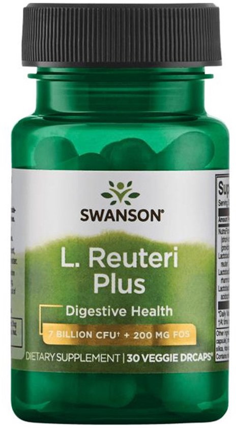 Supplementen - L. Reuteri Plus - Vegan - 30 Capsules - Swanson -