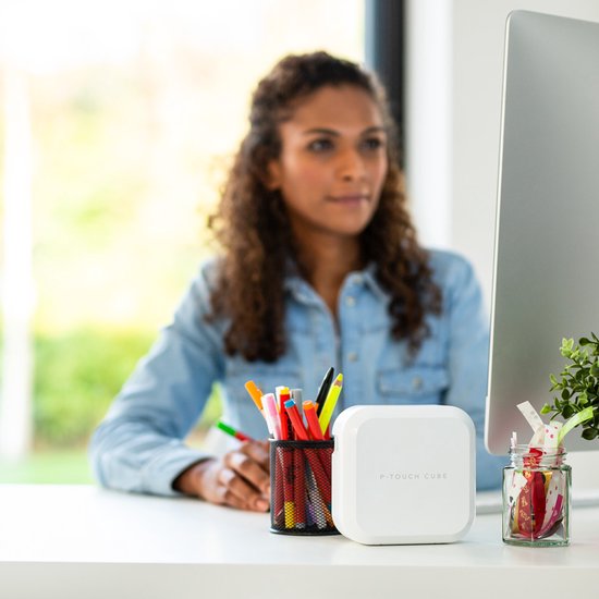 Brother P-touch CUBE Plus P710BT Labelmaker Geschikt voor labels: TZe 3.5 mm, 6 mm, 9 mm, 12 mm, 18 mm, 24 mm