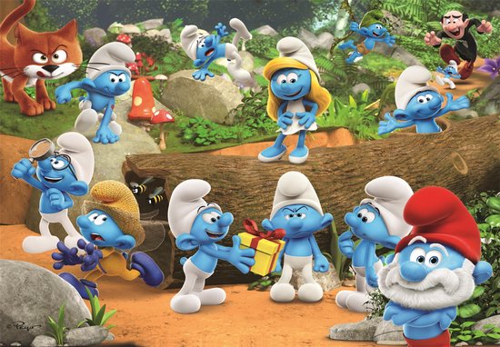 Clementoni - Puzzel - 104 Stukjes - Smurfen - Kinderpuzzel - Vanaf 6 ...