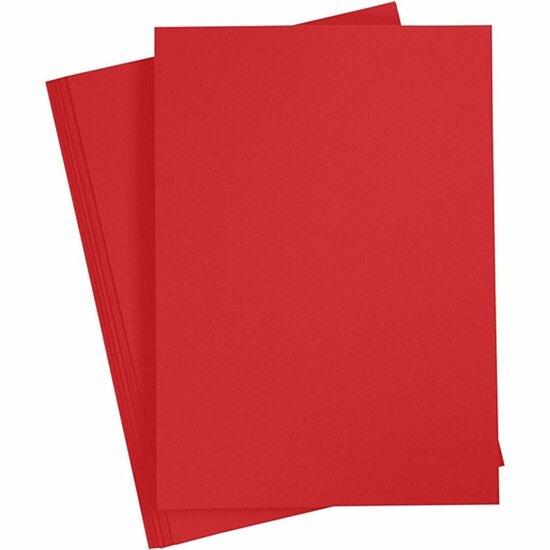24 vellen rood glitter karton papier 280 x 21,6 cm voor scrapbooking, doe -het-zelf projecten, kunst en ambachten (280 g/m²