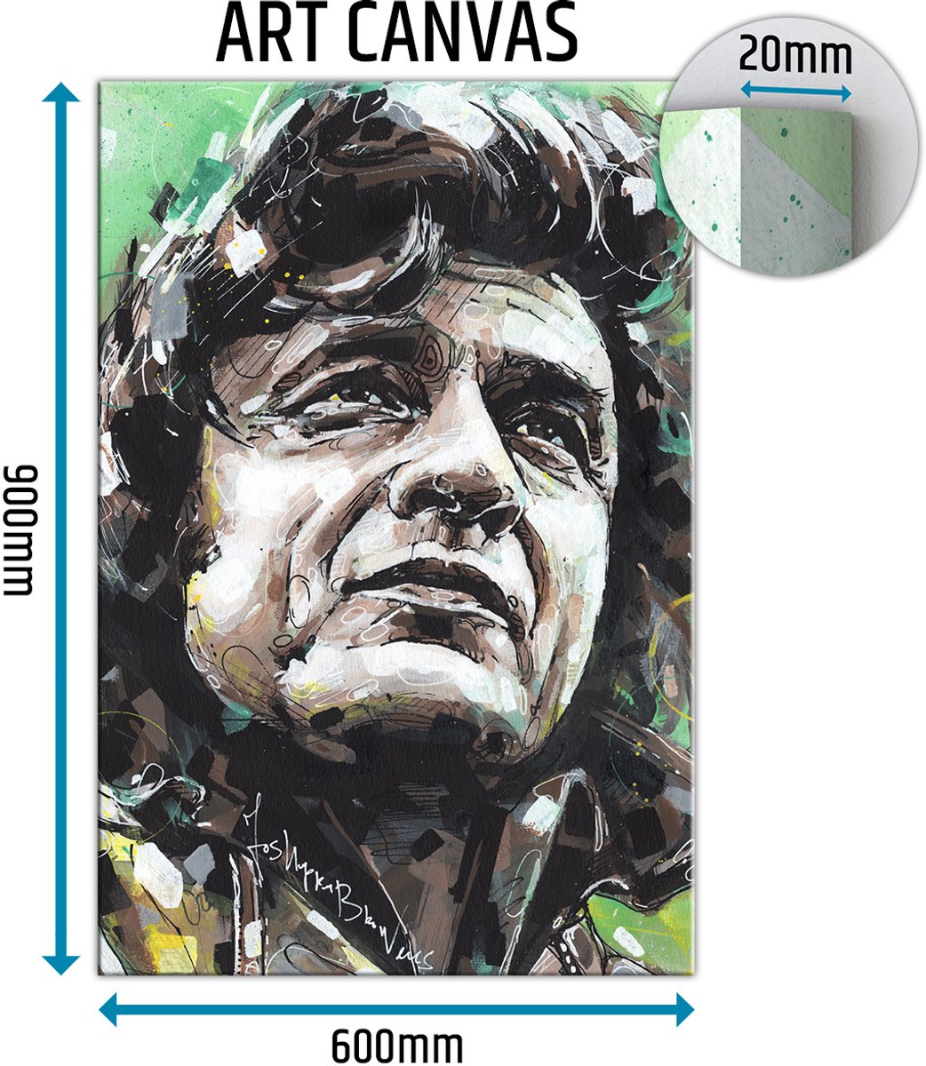 Johnny Cash 04 canvas 60x90 cm