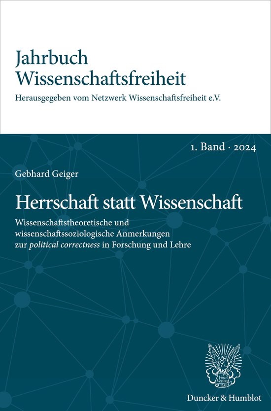 Jahrbuch Wissenschaftsfreiheit - Herrschaft statt Wissenscha ... - cover