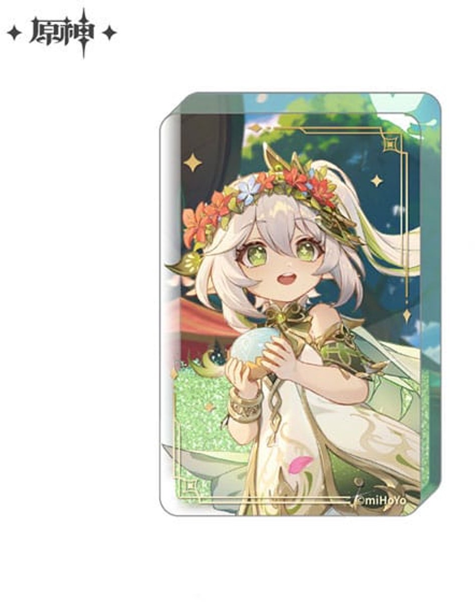 MiHoYo Genshin Impact Acryl Ornament met Glitter: Nahida 8,5 cm Decoration