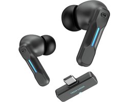 SW5 Draadloze Oordopjes - Voor Mobiel - PC - Laptop En Desktop - IPX4 In-Ear Headset Met 2.4G Dongle - 20ms Lage Latentie - Bluetooth 5.4 Hoofdtelefoon Met Microfoon - Ideaal Voor Werk - Kantoor En Online Vergaderen