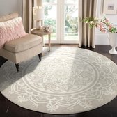 Tapis rond doux et moelleux avec motif mandala bohème pour une décoration d'intérieur élégante.