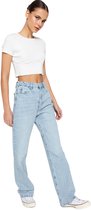 Jeans Jean large taille haute pour femme