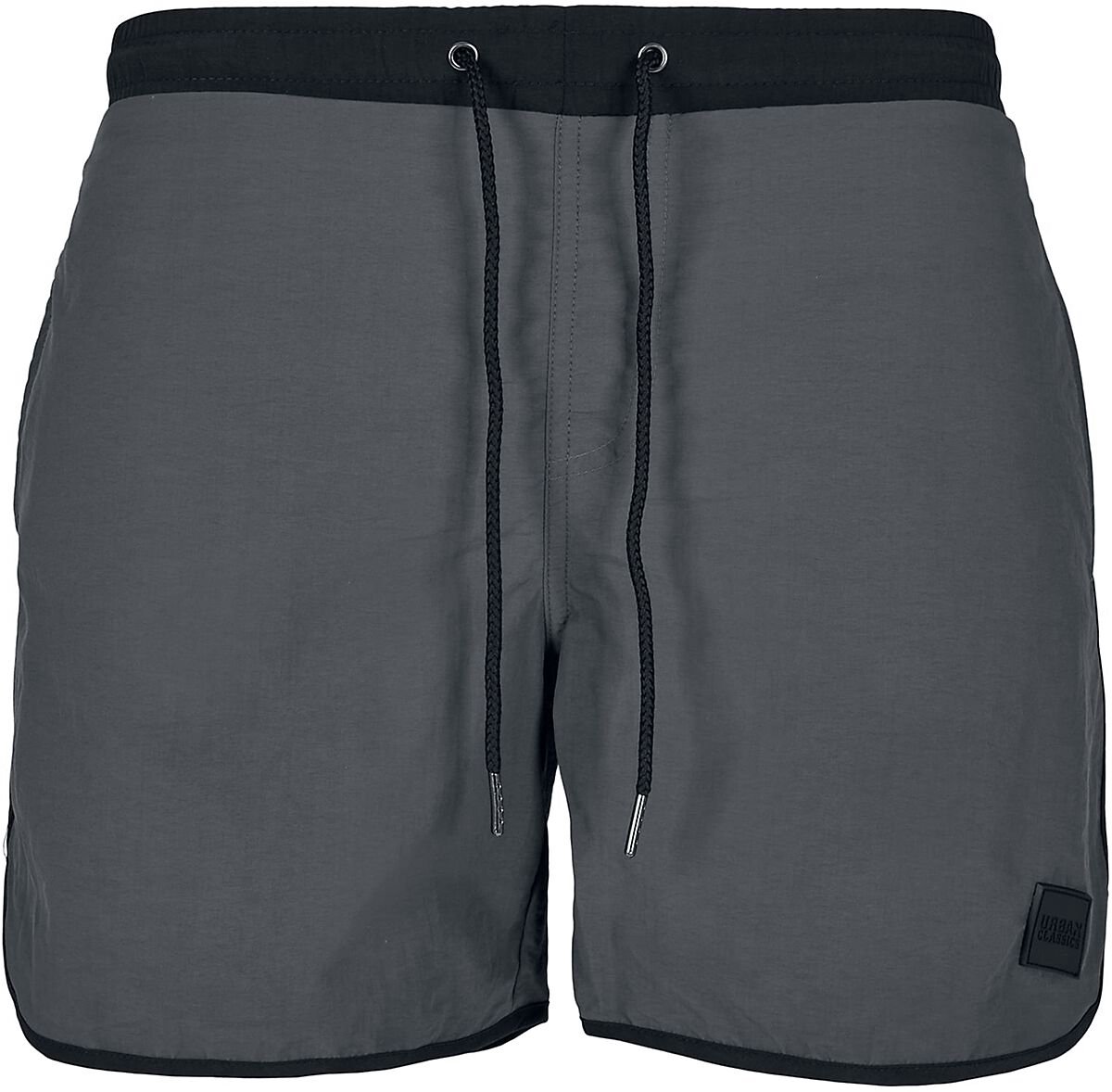 Urban Classics Retro Swim Heren Zwembroek – XXL Houtskool