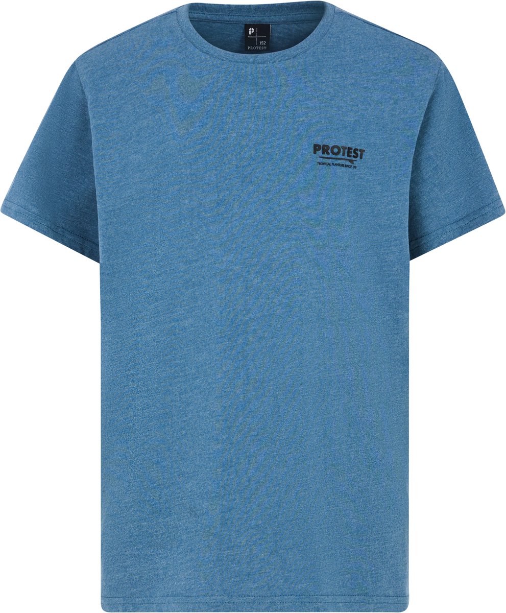 Protest Prthunt Jr – T shirt Jongens – Korte mouwen – Ronde hals Blauw