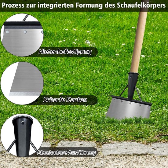 Multifunctionele reinigingsschep - Tuinhulp - 21 cm - Handig van Green Arrow — afbeelding 2