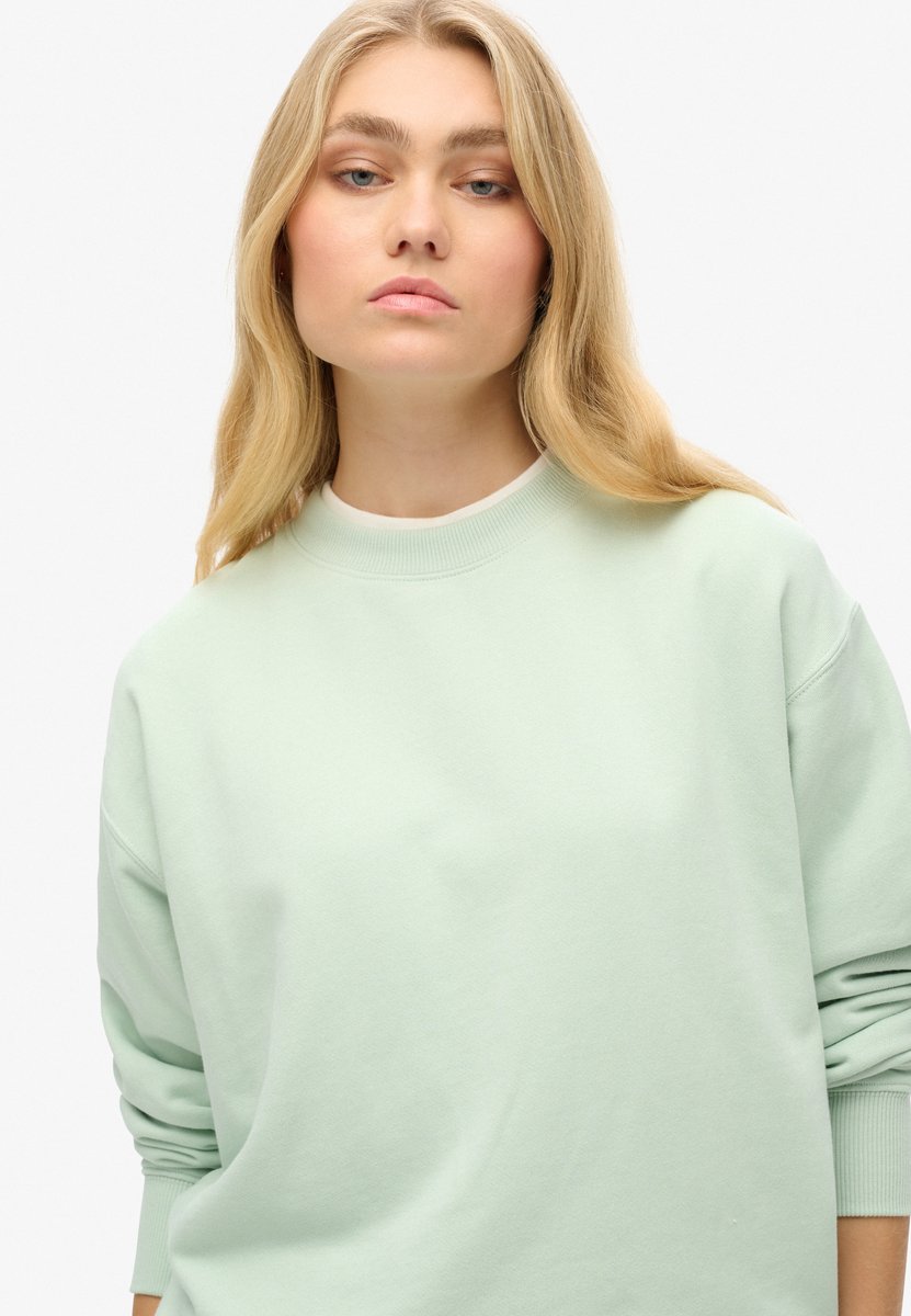 Superdry Essential Logo sweatshirt Dames Truien Groen