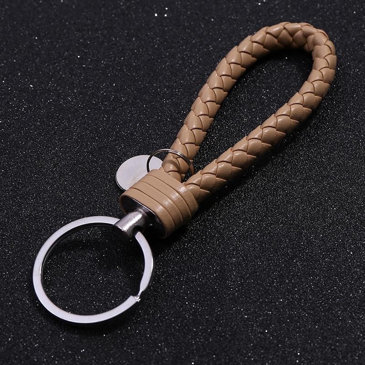 New Age Devi - Sleutelhanger - Leer Taupe