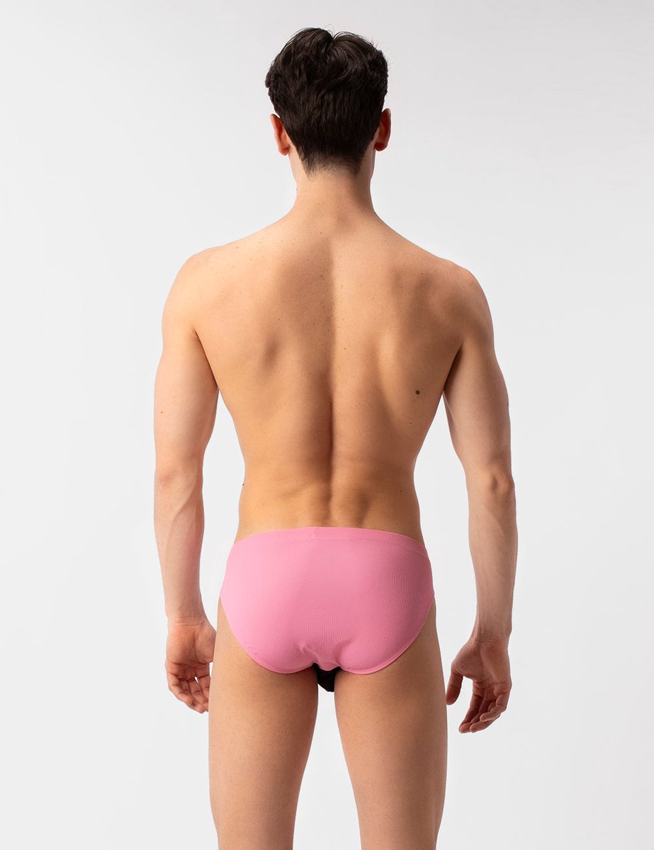 Barcode Berlin Avas Swim Brief Black - Rose - Lila - Heren Zwemslip - Zwem Slip voor Man - Mannen Brief — afbeelding 3