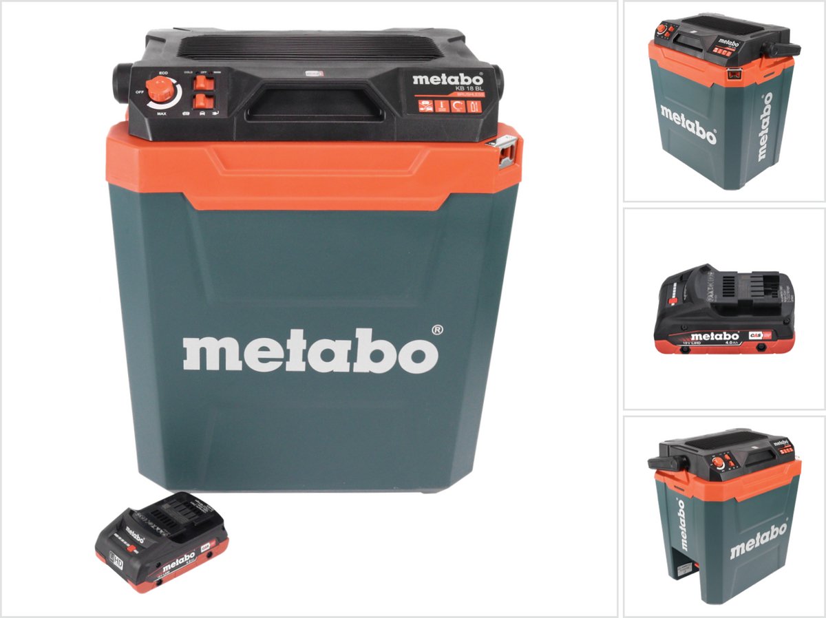 Metabo KB 18 BL accukoeler 18 V met warmhoudfunctie 28 l borstelloos + 1x accu 4.0 Ah - zonder lader