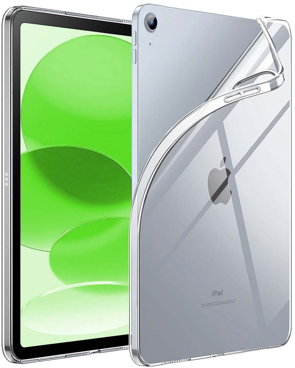 Hoesje Geschikt voor Apple iPad A16/A18 (2025/2026) - 11 inch (11e & 12e generatie) - Dun & Stevig - Siliconen Backcover - Shockproof Case - Tablet Hoes - Shockbestendige Back Cover Tablet hoes - Transparant