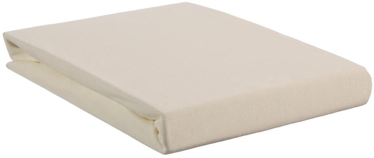 Beddinghouse - Jersey Stretch (5% lycra) - Hoeslaken - 120x220 cm - Gebroken wit - premium kwaliteit