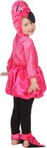 Arend & Struisvogel & Uil & Kraai & Aasgier & Toekan & Flamingo Kostuum | Andes Flamingo Fel Roze | Meisje | Maat 140 | Carnavalskleding | Verkleedkleding
