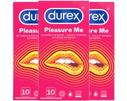 Durex - Condooms - Pleasure Me - 10st x3