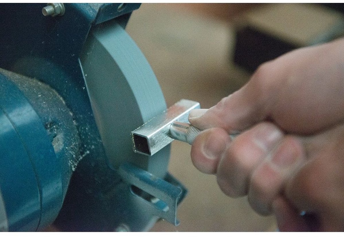 Silverline Heavy-duty diamant steenslijper - 40 x 10 mm - gekarteld handvat - slijpwiel restauratie thumbnail 3