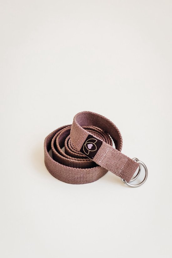 Yoga riem / strap extra lang taupe - Lotus van Lotus — afbeelding 4