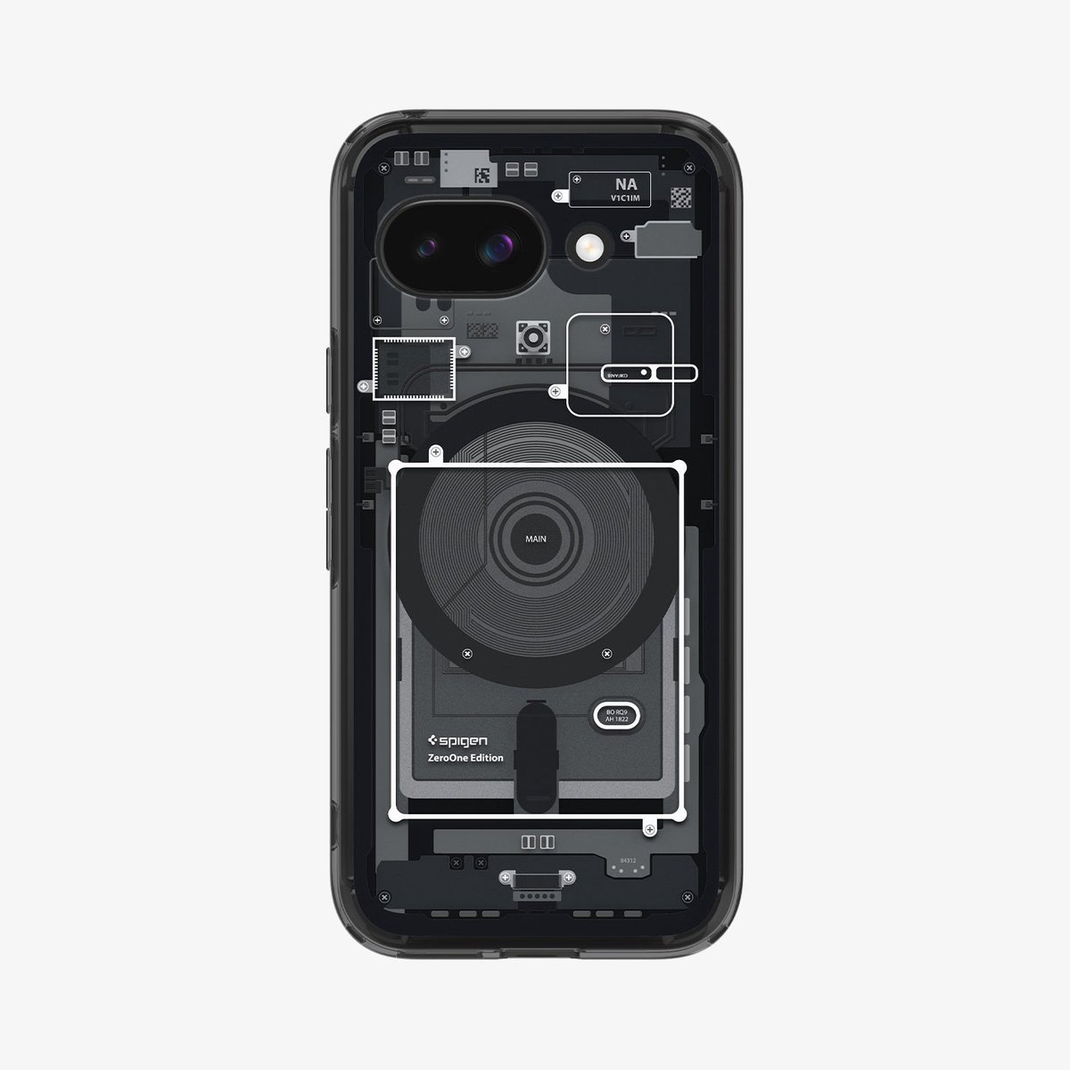 Spigen Ultra Hybride Mag Magsafe Google Pixel 9A Zero One Zwart