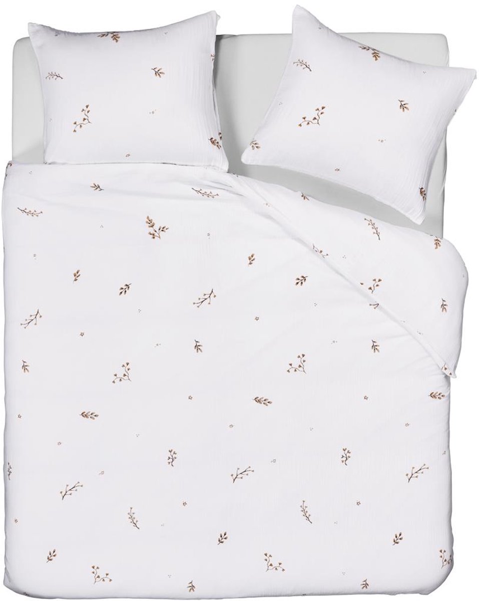 Beddinghouse Evi dekbedovertrek - Tweepersoons - 200x200/220 - Naturel