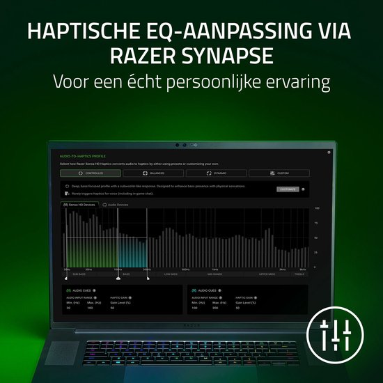 Razer Freyja - Draadloos Gaming Zitkussen - Haptic Feedback - Gaming & Bureaustoelen - Bluetooth van Razer — afbeelding 4
