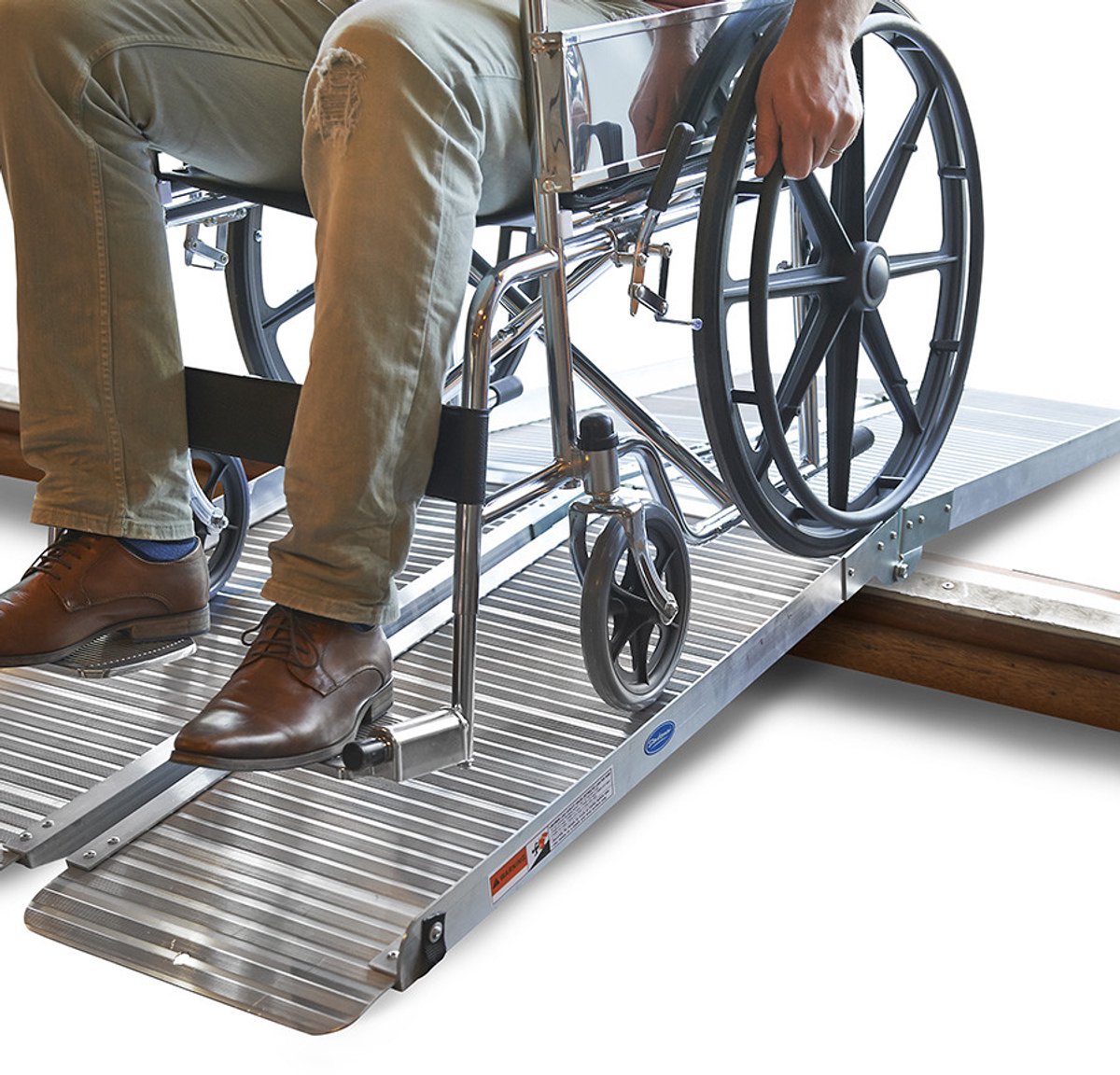 Goedkoopste Datona® - Oprijplaat drempelhulp inklapbaar - 180 cm rijplaat oprijplank aluminium