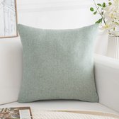 APRPOPHIC Lente kussensloop, 45 x 45 cm, 4-delige set, groene