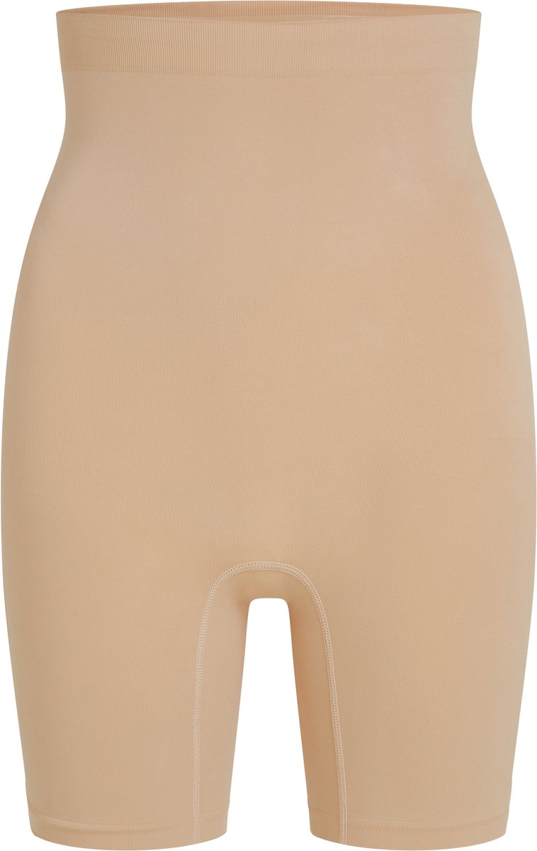 Hunkemöller Dames Lingerie Naadloze corrigerende Thigh Slimmer - Beige - maat XS
