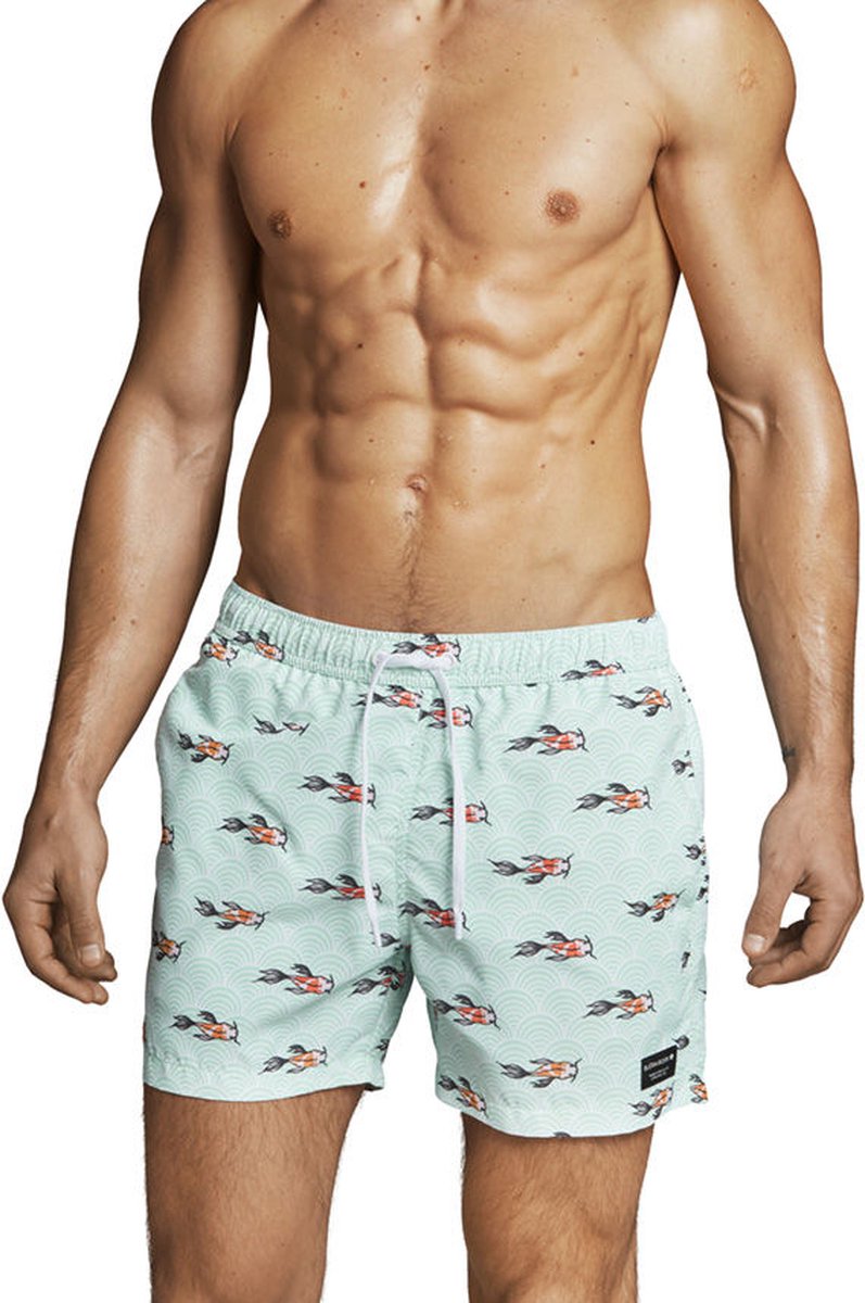Björn Borg Heren Swim short LOOSE SHORTS SYLVESTER SYLVESTER - Lichtblauw — afbeelding 5
