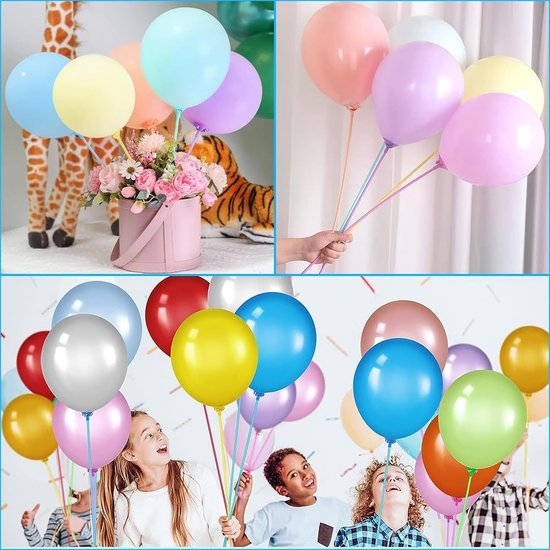 Lot De 4 Ballons Gonflables Multicolores 50 Cm – Piscine, Plage Et Jardin – Matériau Léger Et Sûr – Faciles à Gonfler Et Ranger – Plaisir Pour Toute La Famille