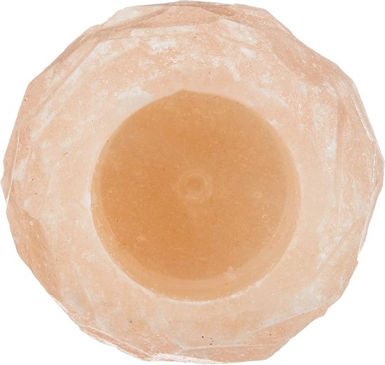 Photophore Rock - Cristal de sel - 400 g - Oranje - Natuursteen