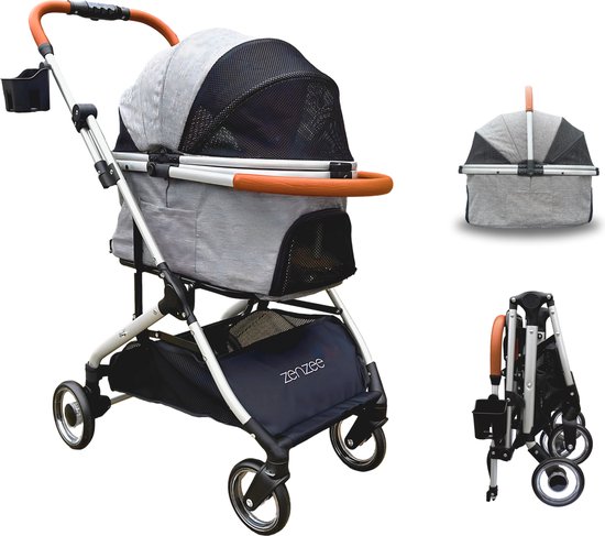 Zenzee Hondenbuggy – incl Regenhoes