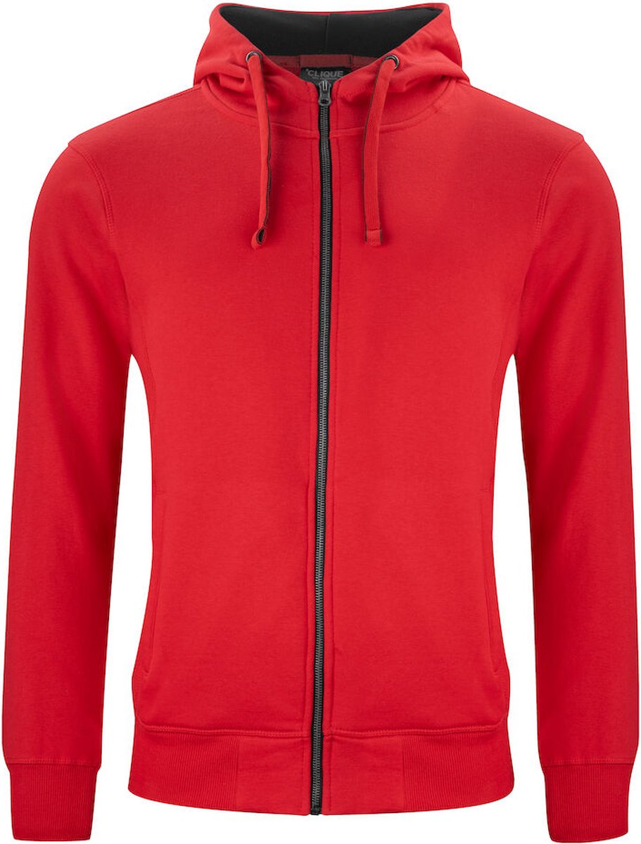 Clique Classic Hoody Full Zip 021044 - Rood - XS