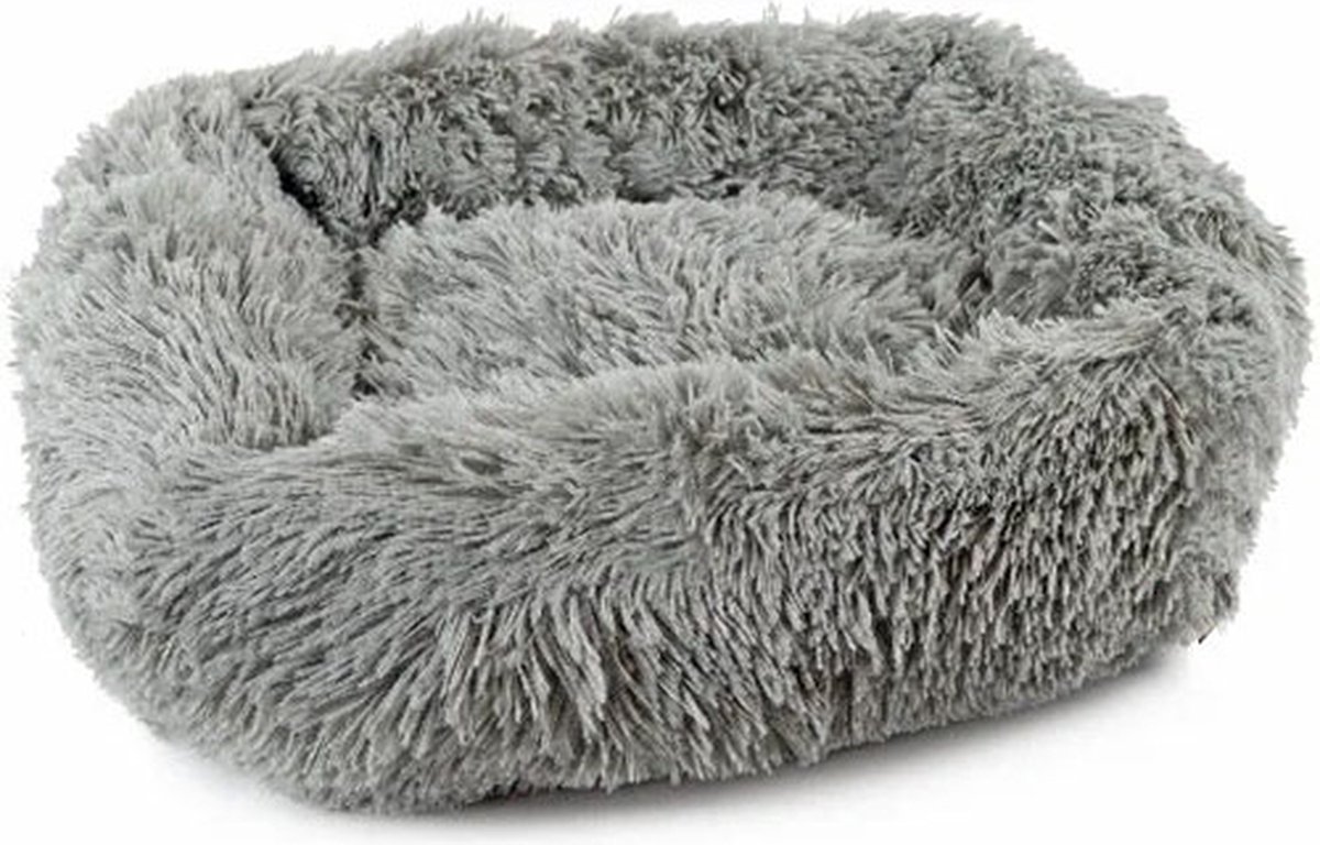 Grizo Softy Bed - Hondemand - Kattenmand - Kleur: Grijs - Maat L: 90 cm