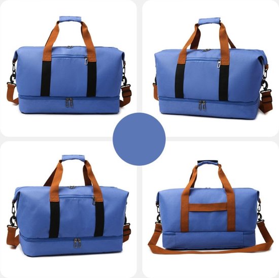 Romon Sporttas, reistas, sporttas, zwemtas, trainingstas met schoenenvak, nat vak voor sport, fitness, reizen, badtas, gymtas, reistas voor dames en heren, roze, 39 × 23 × 22 cm, Sport