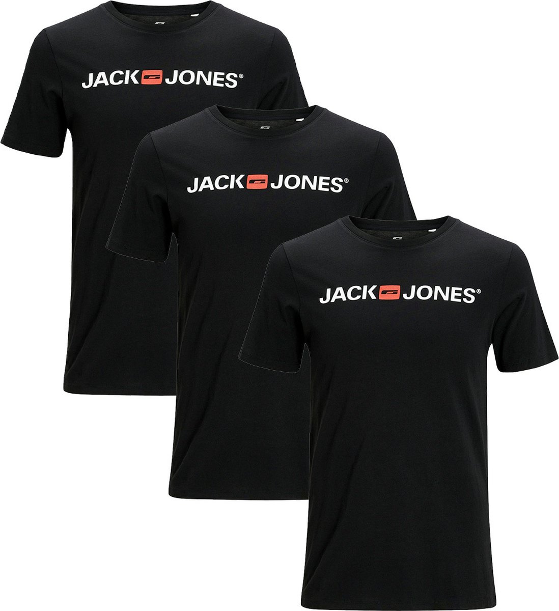 Jack & Jones Heren t-shirt 3 pack Basic