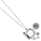 The Carat Shop - Harry Potter Zwevende Bedel Hangslotketting met 3 Bedels