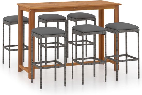 Houten tuintafel eucalyptus met stalen X-poot