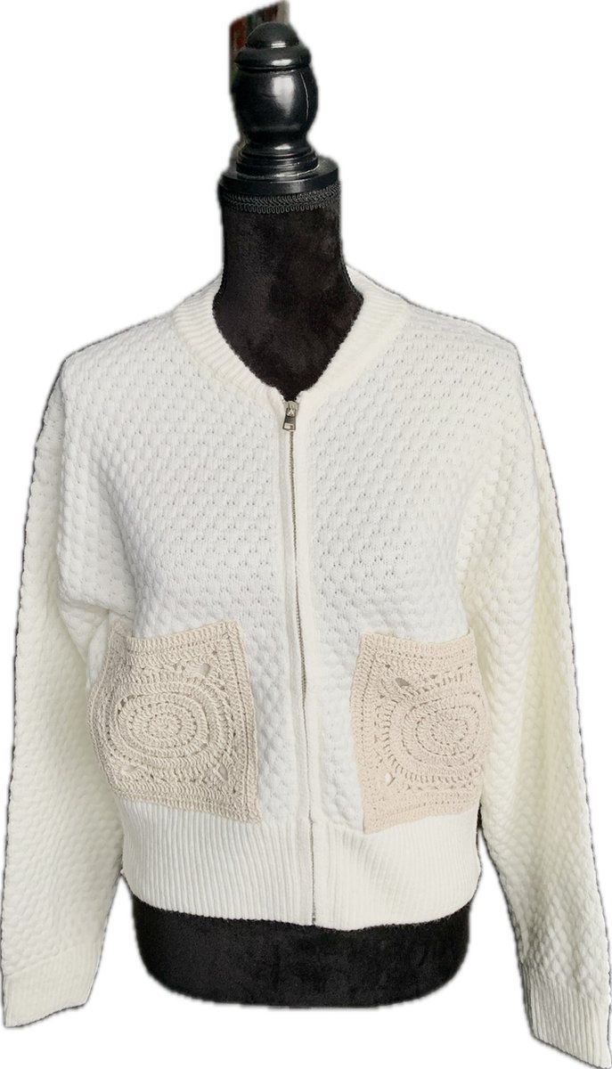 BOHO vest wit 202404007