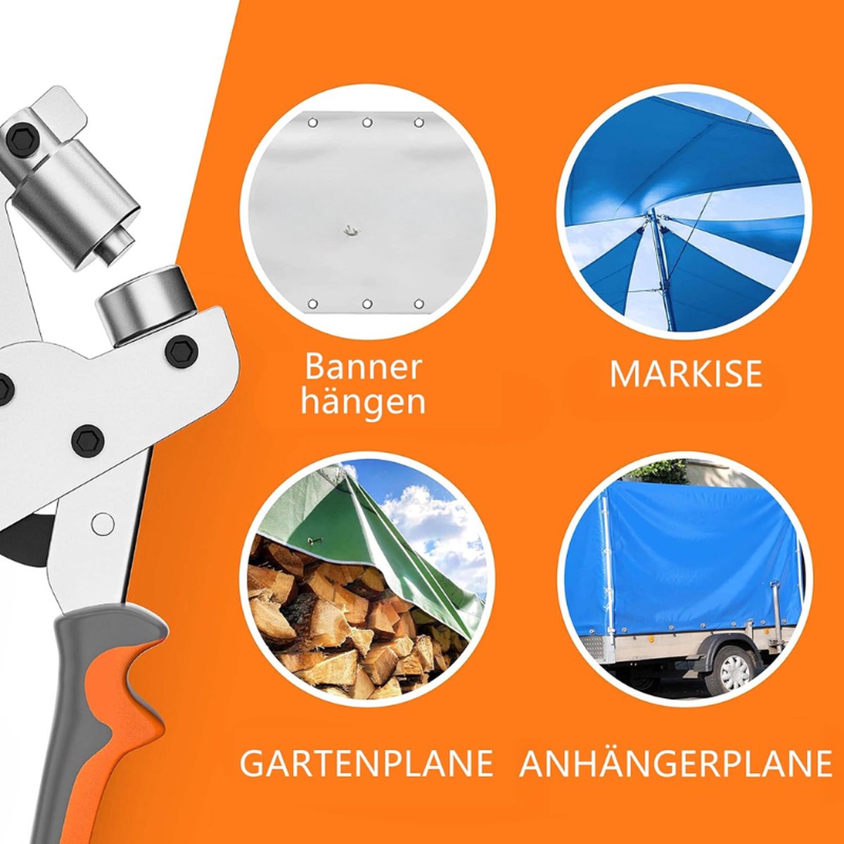 Professionele Oogtangenset – 6 Mm – Met 300 Metalen Ogen – Gehard Staal – Magnetisch – Dubbel Hefboommechanisme