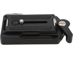 Snelwisselplaat gradiënt lange levensduur veiligheidsvergrendeling snelwisselklemmen adapter montageplaat voor camera - QRA-635L .