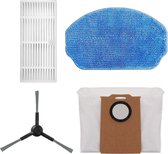 Skoov Ecopro onderdelen - 1x HEPA-filter - 1x Dweildoek - 1x Zijborstel - 1x opvangzak - Robotstofzuiger
