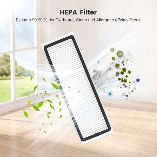 KiimSin Reserveonderdeel voor Xiaomi X20 Max / X20 Pro stofzuigerrobot- accessoires, 1 hoofdborstel, 6 reinigingsdoeken, 4 stofzakken, 2 filters, 4 zijborstels KiimSin Reserveonderdeel voor Xiaomi X20 Max / X20 Pro stofzuigerrobot- accessoires, 1 hoofdborstel, 6 reinigingsdoeken, 4 stofzakken, 2 filters, 4 zijborstels