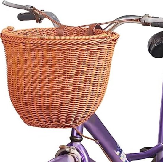 Fietsmand voor Huisdieren, Rit Rieten Fietsmand