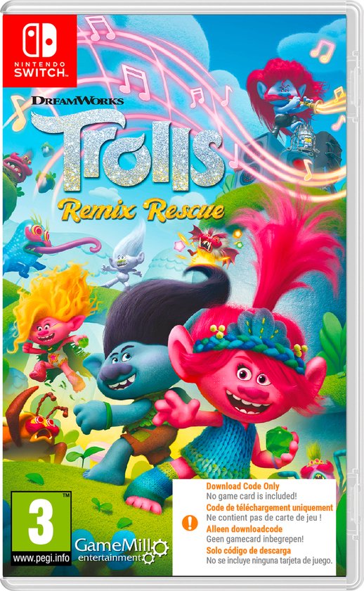 Dreamworks Trolls Remix Rescue - Switch (Code in a Box)