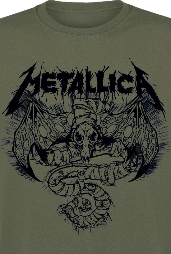 T-shirt Metallica Roam Blast Olive XL Katoen - Produits dérivés du groupe, Groupes