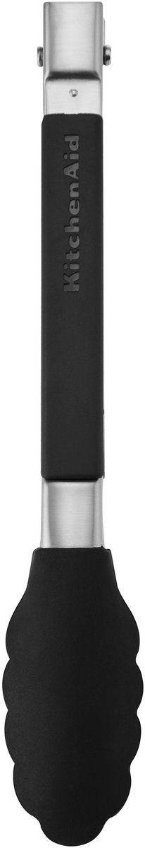 Keukentang, Vleestang, 23 cm, Siliconen, RVS, Zilver, Zwart - KitchenAid